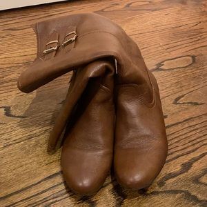 Kids brown boot heels, gently used!